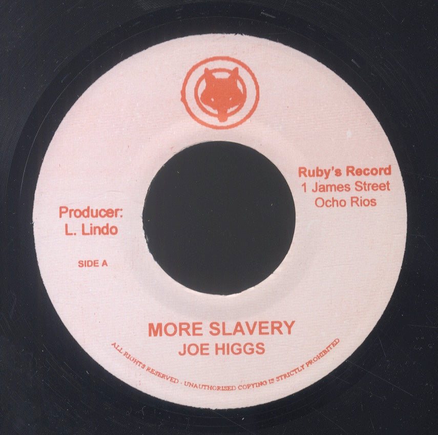 JOE HIGGS [More Slavery]