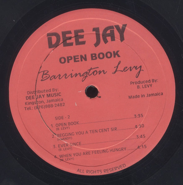 BARRINGTON LEVY [Open Book]