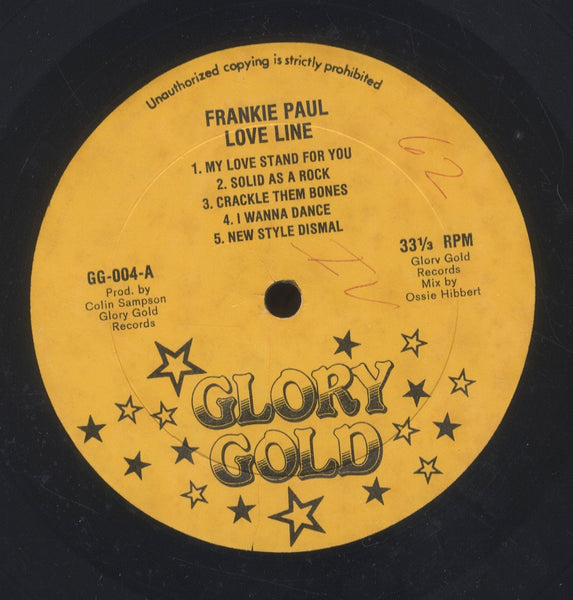 FRANKIE PAUL  [Love Line]