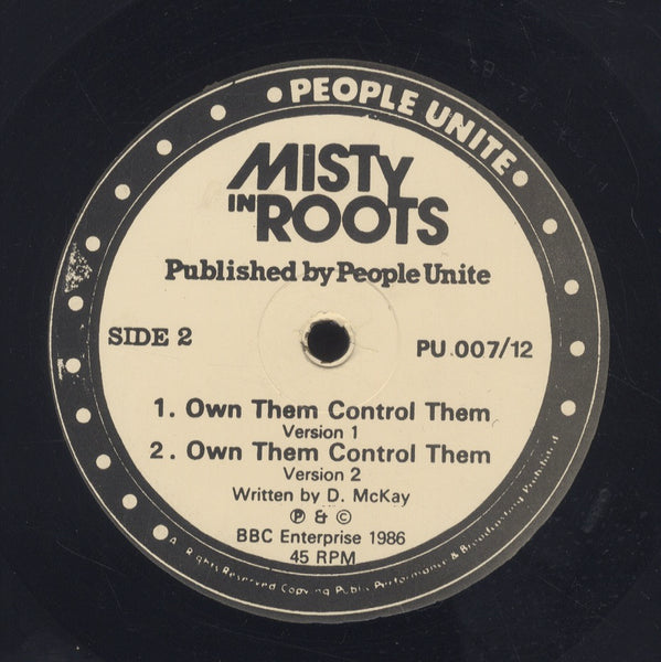 MISTY IN ROOTS [Own Them Control Them]