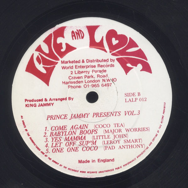 V.A. [Prince Jammy Presents Vol.3]