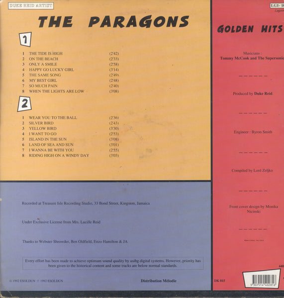 THE PARAGONS [Golden Hits]