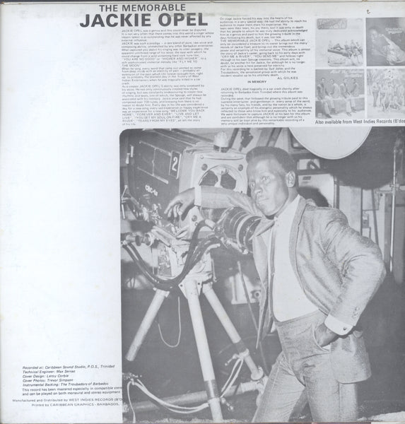 JACKIE OPEL [The Memorable Jackie Opel]