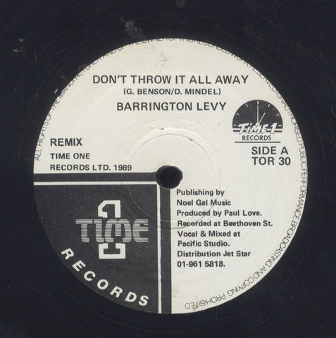 BARRINGTON LEVY [Don't Throw It All Away]