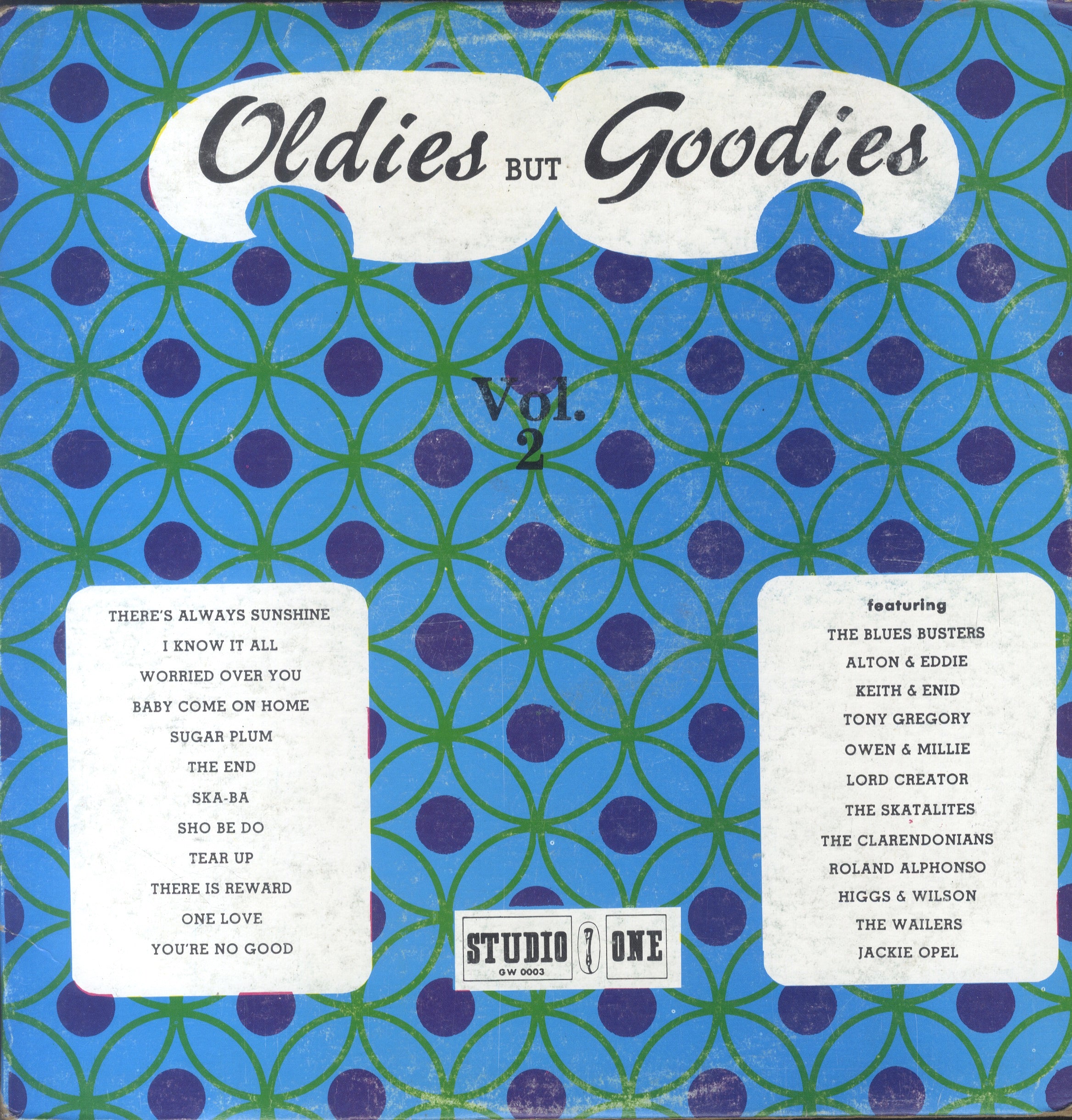 V. A. LORD CREATOR. JACKIE OPEL. THE SKATALITES.ETC.. [Oldies But Goodies Vol. 2]