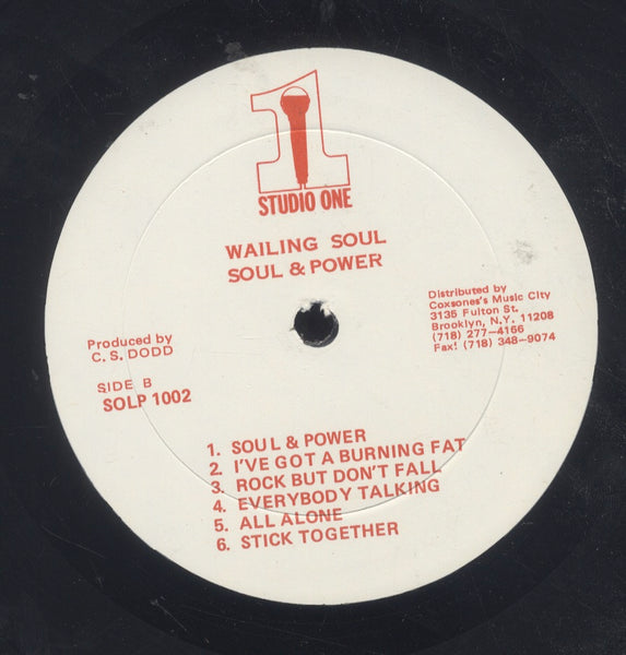 WAILING SOUL [Soul & Power]