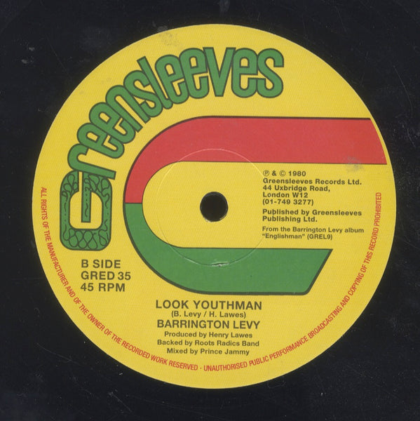 BARRINGTON LEVY [Mary Long Tongue / Look Youthman]