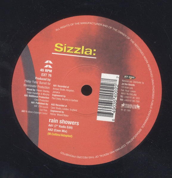 SIZZLA [Rain Showers( Original & Remixes)]
