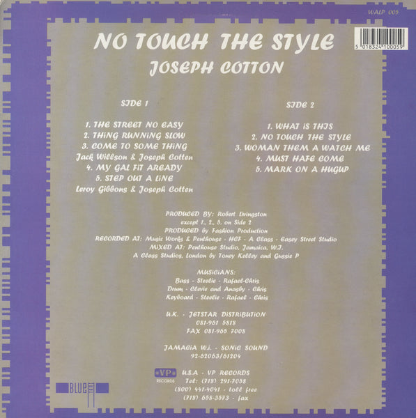 JOSEPH COTTON [No Touch The Style]