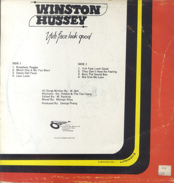 WINSTON HUSSEY [Yuh Face Look Good]