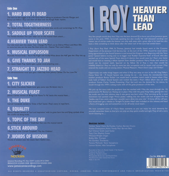 I-ROY [Heavier Than Lead]