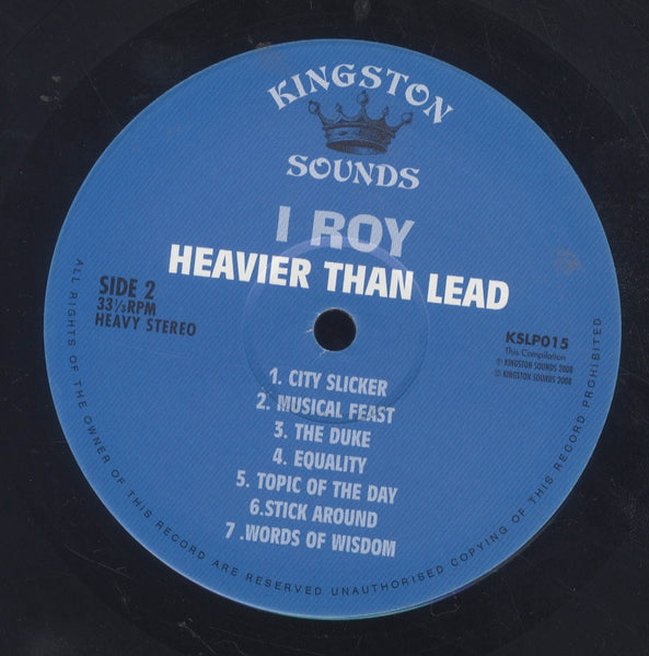 I-ROY [Heavier Than Lead]