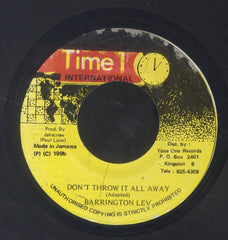 BARRINGTON LEVY [Don't Throw It All Away]