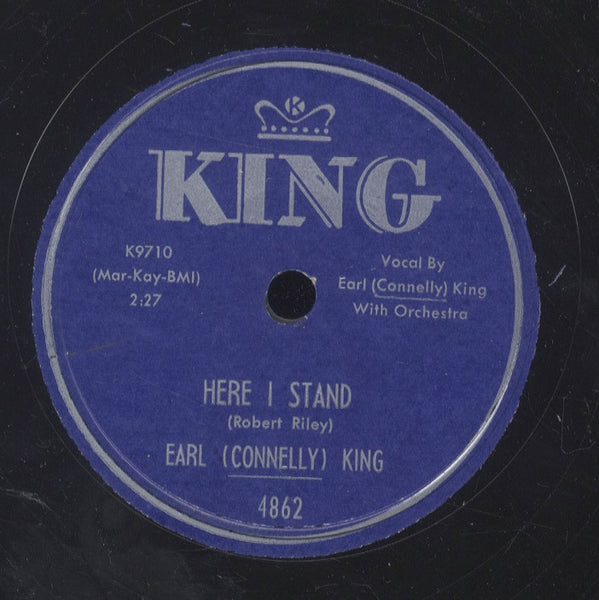 EARL (CONELLY) KING [Time Will Tell / Here I Stand]