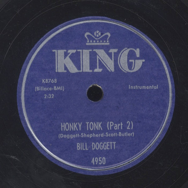 BILL DOGGETT [Honky Tonk Pt1 / Pt2]