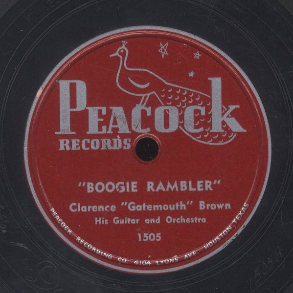CLARENCE GATE MOUTH BROWN [Boogie Rambler/ 2 O'clock In The Morning ]