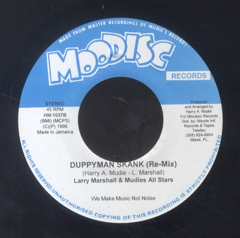 LARRY MARSHALL [Duppyman Skank (Remix)]