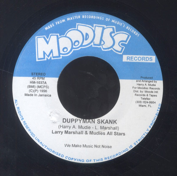 LARRY MARSHALL [Duppyman Skank (Remix)]