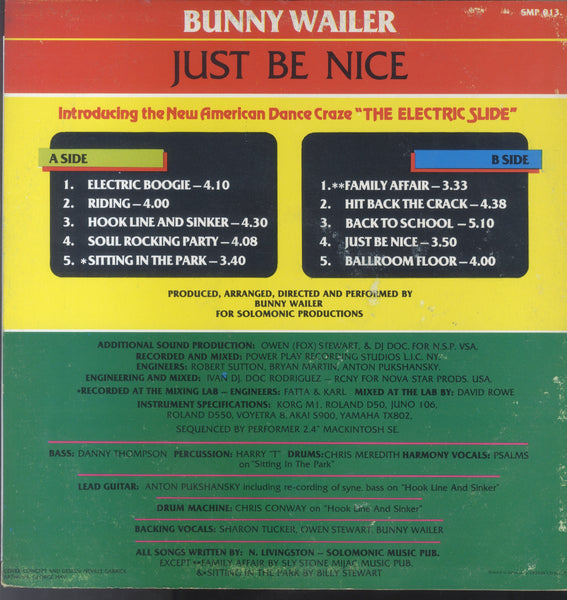 BUNNY WAILER [Just Be Nice]