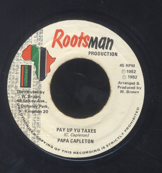 PAPA CAPLETON [Pay Up Yu Taxes]