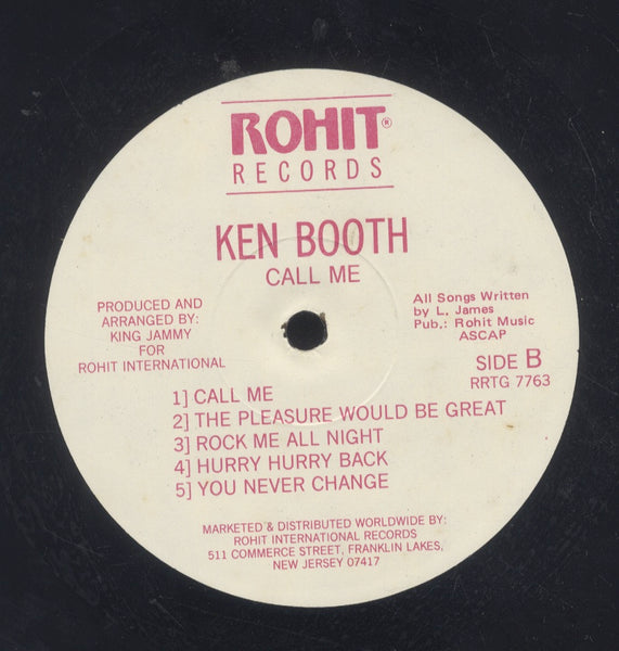 KEN BOOTHE [Call Me]