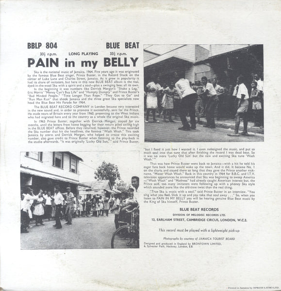 PRINCE BUSTER [Pain In My Belly]