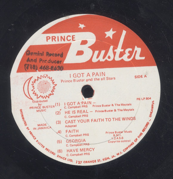 PRINCE BUSTER [Pain In My Belly]