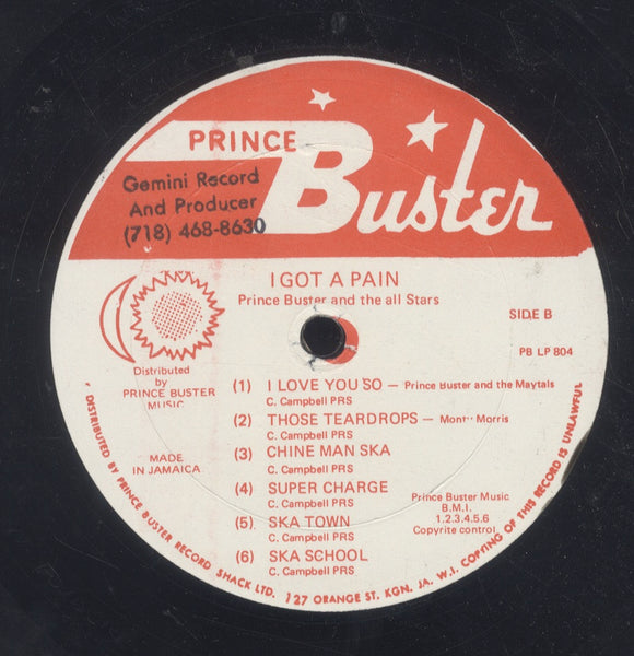 PRINCE BUSTER [Pain In My Belly]