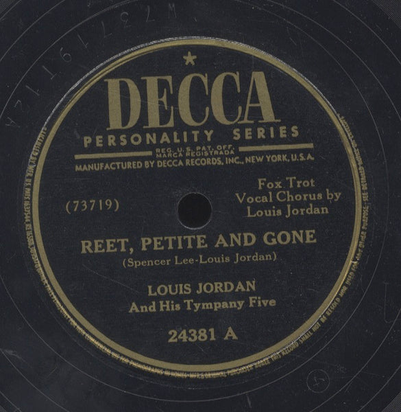 LOUIS JORDAN [Reet, Petteand Gone　/ Inflation Blues]