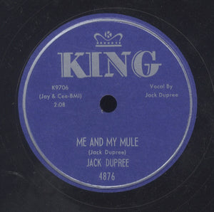 JACK DUPREE [Me & My Mule / Failing Health Blues]