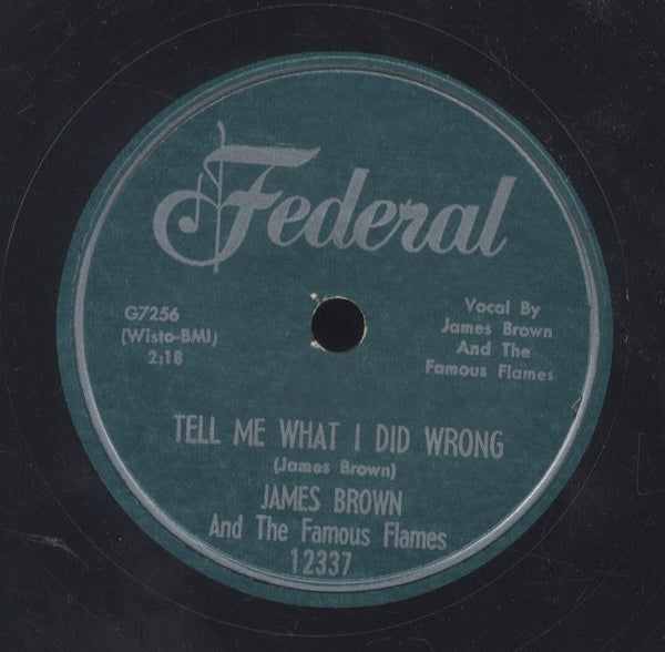 JAMES BROWN [Try Me( I Need You) / Tell Me What Did I Wrong]