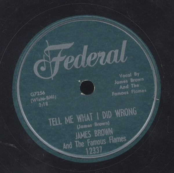 JAMES BROWN [Try Me( I Need You) / Tell Me What Did I Wrong]
