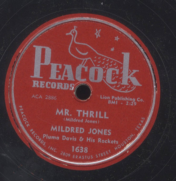 MILDRED JONES [Mr Thrill / Mis-Used Woman ]