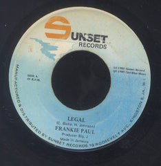 FRANKIE PAUL [Legal]