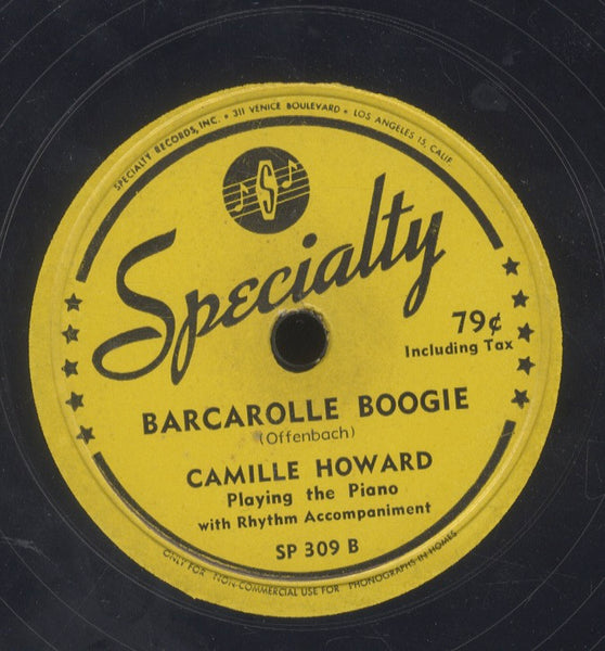CAMILLE HOWARD [Has Your Love Grown Cold?/ Barcarolle Boogie]