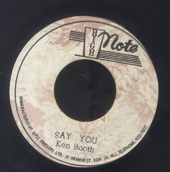 KEN BOOTHE [Say You / Version]