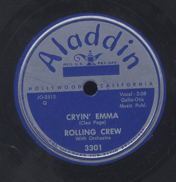 ROLLING CREW [Home On Alcatraz / Cryin' Emma]