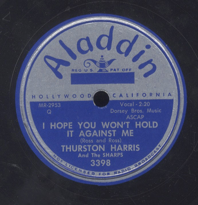 THURSANT HARRIS [I Hope You Won't Hold It Against Me / Little Bitty Pretty One]