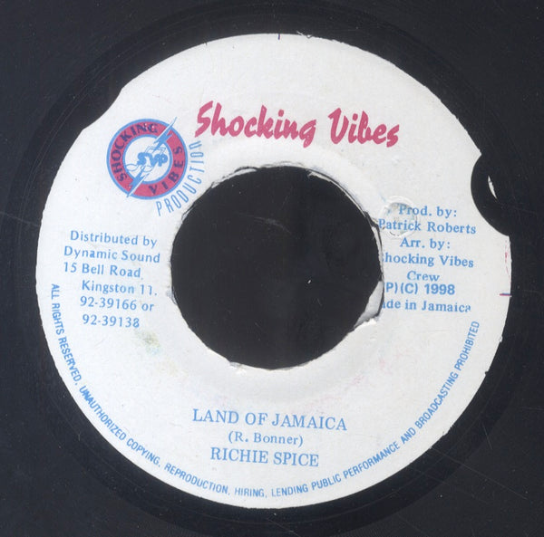 RICHIE SPICE [Land Of Jamaica]