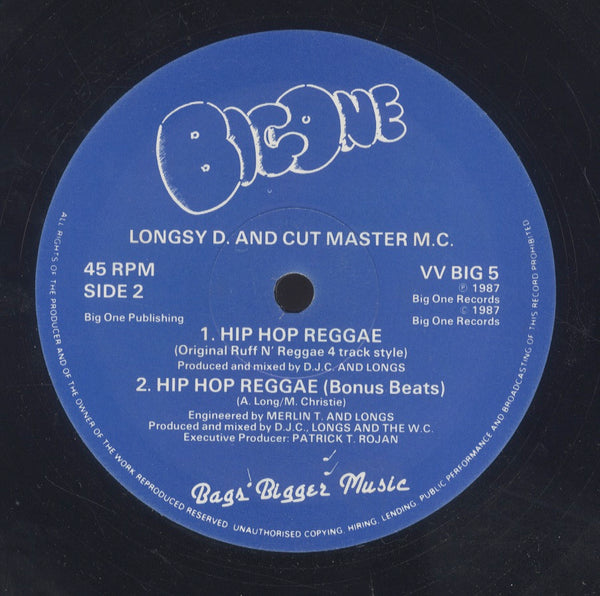 LONGSY D. AND CUT MASTER M.C. [Hip Hop Reggae]