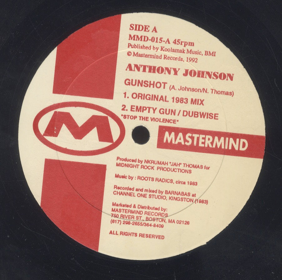 ANTHONY JOHNSON / JUNIOR RODIGAN [Gunshot(Original 83 Mix) / Love You Bad (Flex Mix / Hip Hop Mix)]