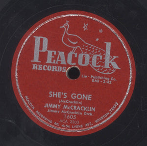 JIMMY MCCRACKLIN [She's Gone / My Days Are Limited ]