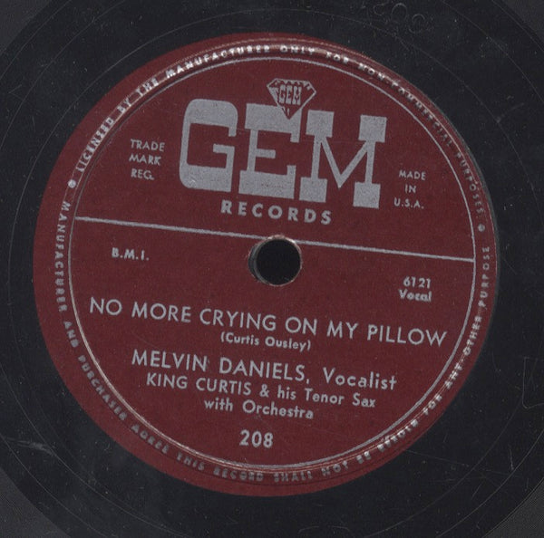 MELVIN DANIEL / KING CURTIS [Tenor In The Sky / No More Crying On My Pillow ]