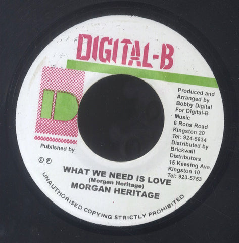 MORGAN HERITAGE [What We Need Is Love]