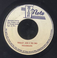 THE MELODIANS [What Am I To Do]