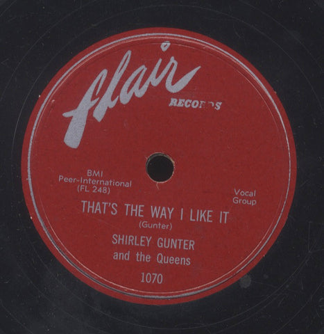 SHIRLEY GUNTER & THE QUEENS  [Thats The Way I Like It / Gimmie Gimmie Gimmie ]