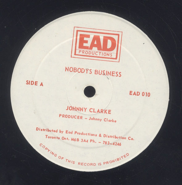 JOHNNY CLARKE & U- ROY [Every Knee Shall Bow / Nobody Bussiness]