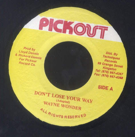 WAYNE WONDER [Don't Loose Your Way]