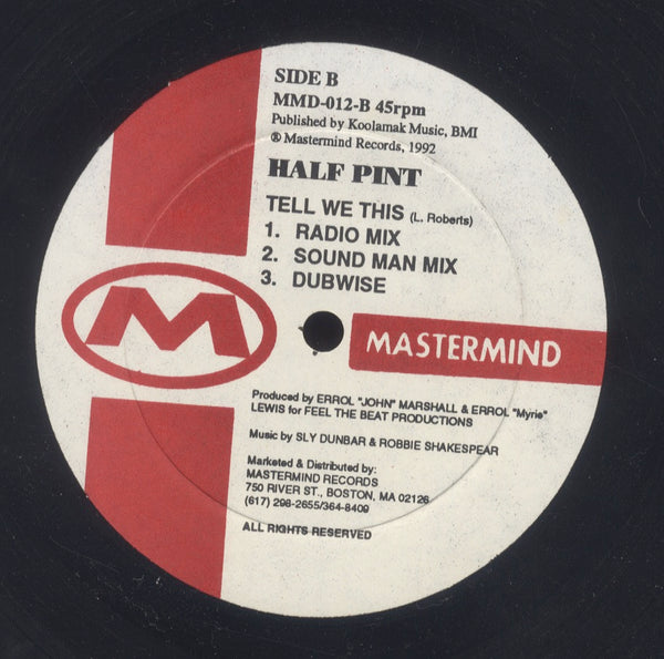 HALF PINT [Crazy Girl / Tell We This]