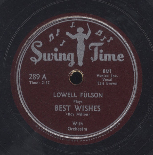 LOWELL FULISON [Let's Live Right / Best Wish]